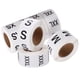 thumbnail image 4 of 7 rollos Etiquetas de tamaño auto adhesivo calcomanías de tamaño de ropa redonda para ropa minorista, 4 of 6