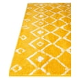 thumbnail image 5 of Unique Loom Moroccan Trellis Collection Area Rug - Mamounia (9' x 12' 2" Rectangle Yellow/Ivory), 5 of 6