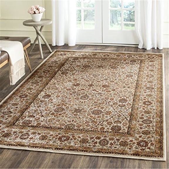 Safavieh PEG606 Persian Garden Area Rug-Finish:Ivory/Ivory,Shape:Small Rectangle,Size:4' X 5'-3"