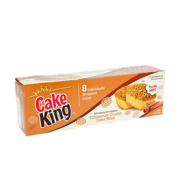 Cake King Cinnamon Crumb Cake Bites