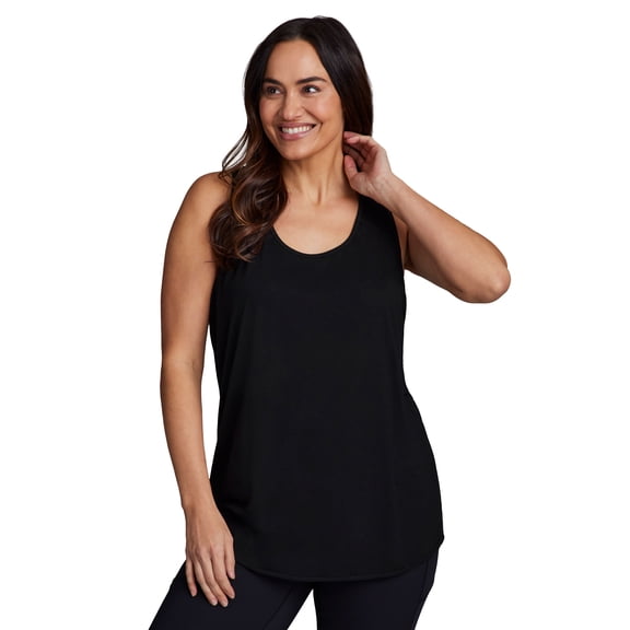 RBX Active Plus Size Women's Twist Back Soft Relaxed Tank Top Tunic