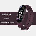 thumbnail image 3 of Correa para Xiaomi Mi Band 7 6 correas de reloj Miband6 NFC silicona de alta calidad correa de repuesto mi band 7 6 3 4 5 bandas deportivas de reloj, 3 of 5