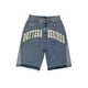 thumbnail image 1 of Pantalones cortos de mezclilla irregulares bordados para hombres y mujeres, retales antiguos, Retro americano, Harajuku suelto, informal, nuevo, Y2K, 1 of 5