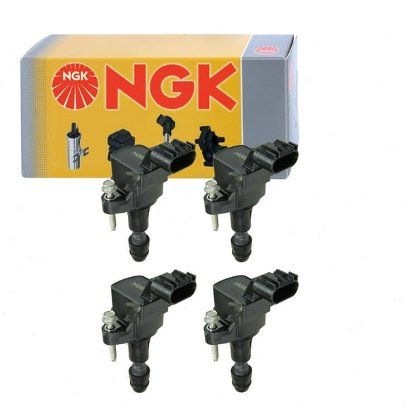 4 pc NGK Ignition Coils compatible with Chevrolet Equinox 2.4L L4 2010-2017