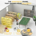thumbnail image 4 of Campcraft 10*12ft Storage Shed with 0.25mm Color Steel Plate, Surface Protective Film, 2 Daylight Windows, 876 Cu.Ft Capacity, for Tool Storage, Bike Shed, Utility Room, Pet House, Backyard, Garden, 4 of 9