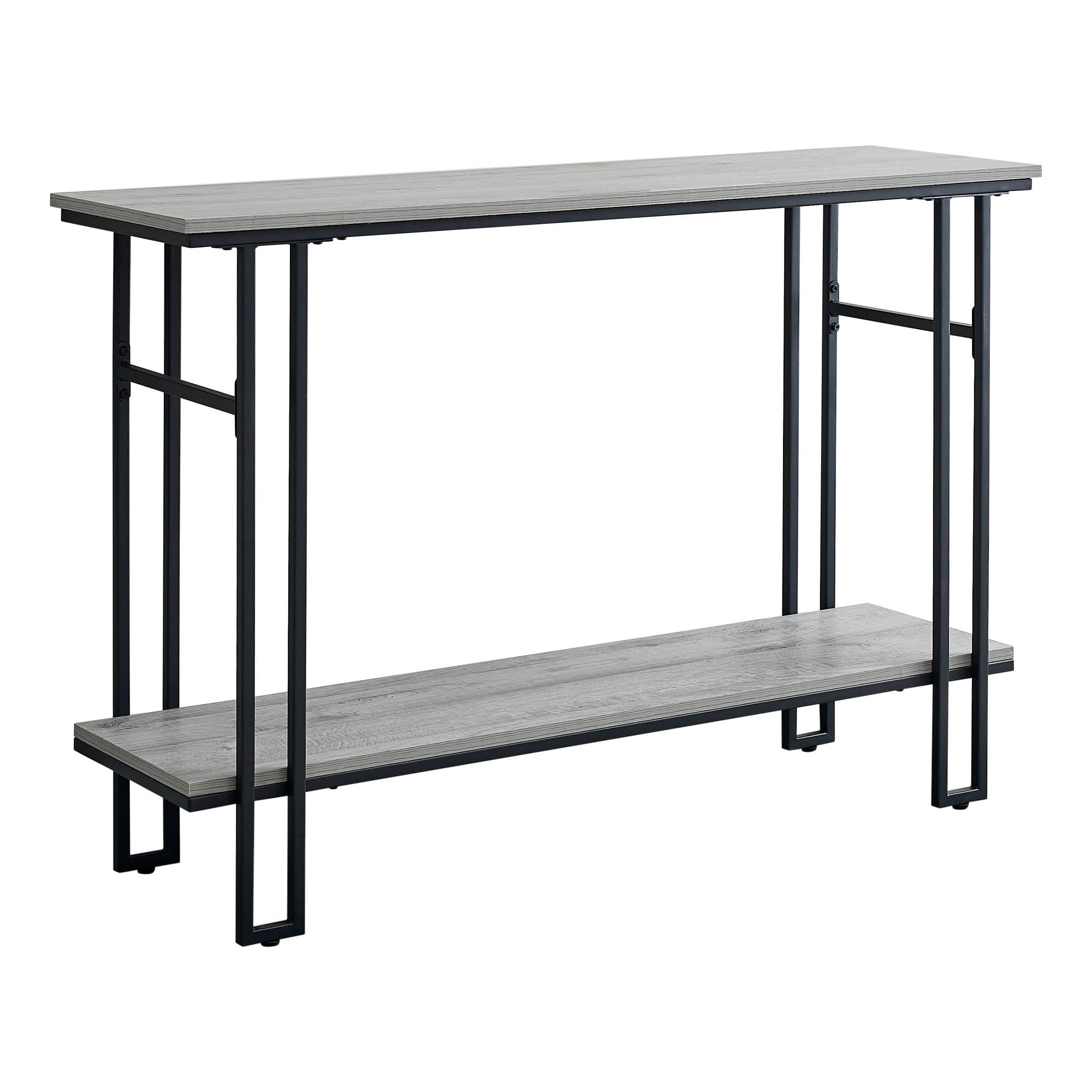 Creed mundstykke Merchandising 47.25" Gray and Black Contemporary H Frame Rectangular Console Table -  Walmart.com