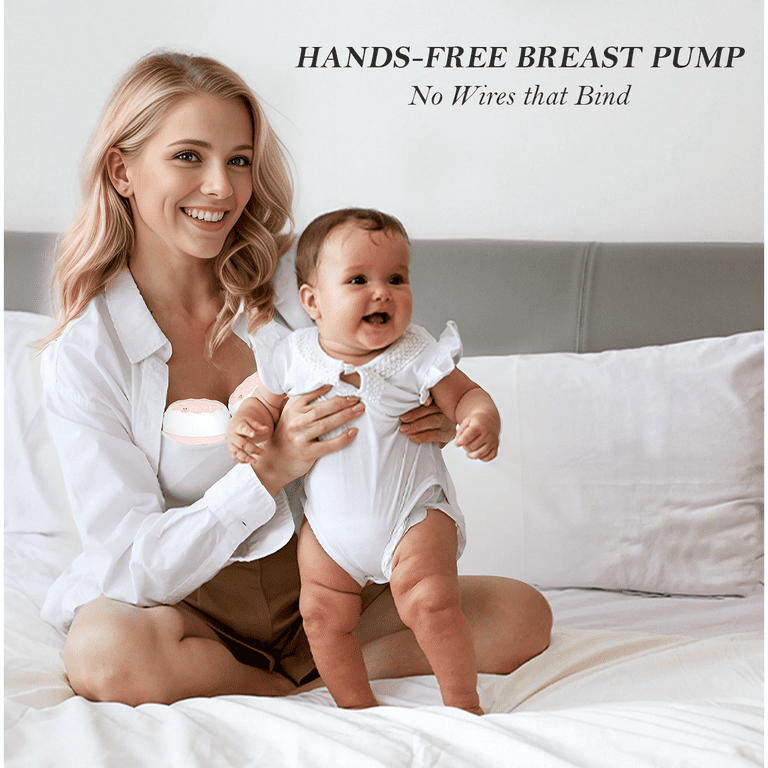 Yadala Breast Pump, Double Wearable Electric Pump, 4 Modes