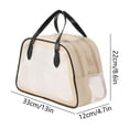 thumbnail image 3 of Clear Waterproof Travel Bag Transparent Makeup Organizer with Handle Large Capacity Portable Toiletry and Cosmetic Wash Bag for Travel, 3 of 6