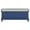 Navy Blue, variant on Classic Storage Bench Ottoman with Cushioned Seat and 3 Drawers for Living Room Entryway