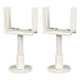 thumbnail image 2 of 2 Pcs Supports de Radiateur en Aluminium Réglables - Design Élégant & Installation Facile Réglable 46-50 cm, 2 of 10