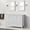 White, variant on 49 in. Double Vanity with Quartz Top, White