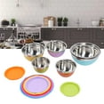thumbnail image 1 of JUEGO DE TAZONES DE PEPARACIA, TAZONES DE MEZCLA COLORIDOS APILABLES CON TAPAS Para Cocinar, 1 of 7