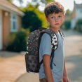thumbnail image 3 of Yuyamidu Football Bookbag for Kids Middle School Book Bags 6th Grade Black Ice Cream Elementary Backpacks Primary School Bag for Girls Boys 6-8, 3 of 7