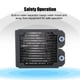 thumbnail image 5 of Radiador de refrigeración por agua para computadora Enfriador de CPU de operación segura con rosca G1/4 negra para sistema de refrigeración por agua para computadora, 5 of 8