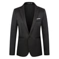 thumbnail image 2 of Traje de negocios formal de estilo coreano para hombre, traje pequeño, chaqueta delgada, traje pequeño informal, 2 of 5