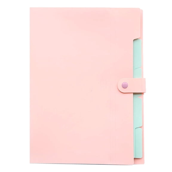 GASTROPOD Expanding File Folder,5 Pockets File Organizer,A4 Letter Size Paper Document Receipt Organizer Accordian Filing Folder for School,Home,Office and Travel