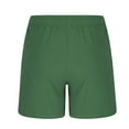 thumbnail image 6 of Shorts Pants for Men in $10 Solid Color Casual Pocket Cotton-Linen Drawstring Elastic-Waist Shorts, 6 of 6
