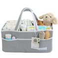 thumbnail image 1 of Lily Miles Organizador De Pañales Para Bebé - Cesta De Baby Shower Para Niños O Niñas Recién Nacidos - Artículos Imprescindibles Para La Guardería Para La Nueva Mamá - Favoritos Del Registro Del Bebé, 1 of 5