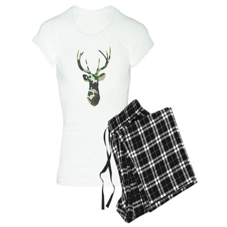 

CafePress - Camo Buck - Women s Light Pajamas