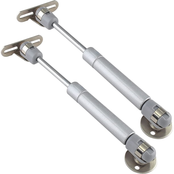 Puntal de gas de 50 N/10 lb, resorte de gas de 6 pulgadas de longitud, soporte de elevación de seguridad, amortiguadores de gas, puntales de gas, bisagra de tapa abierta suave para gabinete,