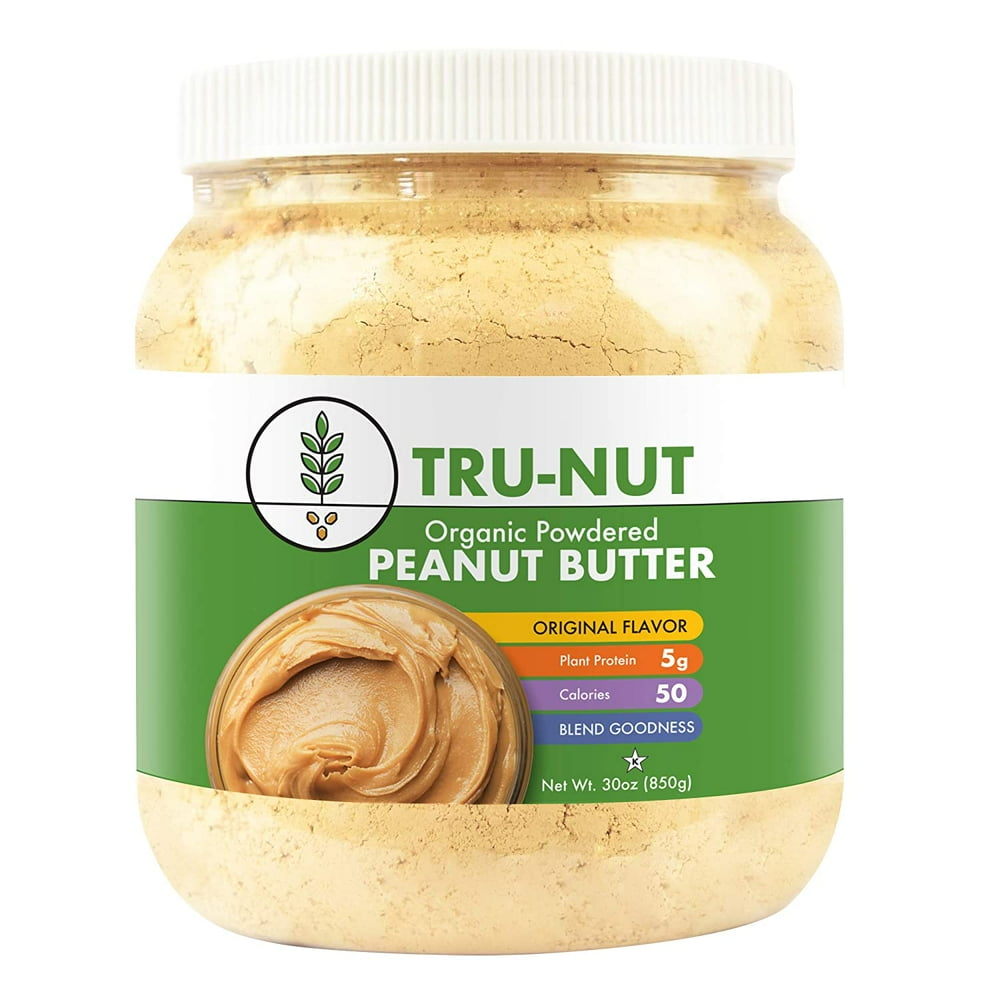 TruNut Organic Powdered Peanut Butter (71 Servings, 30 oz Jar) Good