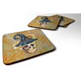 thumbnail image 1 of "Treasures Day of The Dead Witch Skull - Posavasos de espuma, juego de 4, 3,5, multicolor" Caroline's Treasures BB5126FC, 1 of 1