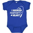 thumbnail image 3 of Inktastic I Hooked Pawpaw's Heart with Fishing Rod Boys or Girls Baby Bodysuit, 3 of 5