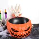 thumbnail image 2 of Juguete eléctrico de Halloween, cuenco de caramelo con mano de calavera de salto, Ojos de miedo, decoración espeluznante para fiesta, cuenco de calavera encantada, Bar Ktv, utilería de terror, 2 of 4