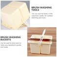 thumbnail image 2 of STRANDCHIC Paintbrush Storage Artist Brush Basins Plastic 2Set 9.5X11.5X13.5CM, 2 of 6