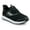 Black/White, variant on Reebok Work DayStart Work, Women's, Black, Soft Toe, EH, MaxTRAX Slip Resistant, Low Athletic, Work Shoe (9.0 M)