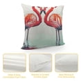 thumbnail image 4 of Nawypu Flamingo Pillowcase Tropical Bird Pillow Cover Square Pillow Case Home Decorative Sofa Bedroom Livingroom, 4 of 5
