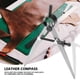 thumbnail image 4 of Brújula de cuero herramientas de costura firmes y duraderas de 100 mm para medir la puntuación de marcado mecánico de fabricación de cuero ANGGREK Otros, 4 of 8
