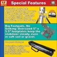 thumbnail image 3 of Ultra-Fab Ultra-Adjustable King Pin Tripod Stabilizer, Fits Fifth Wheel RVs, 33"–62" Height, Heavy-Duty Steel, 1,200 lb Capacity, 19-950600, 3 of 6