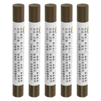 Furniture Repair Crayons Wax Filler Stick, Touch Up Pen Markers, Black Brown 5 Pack