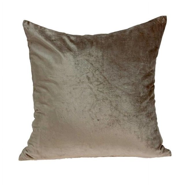 HomeRoots 333853 20 x 0.5 x 20 Po Taupe Transitionnelle Housse de Coussin Solide