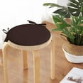 thumbnail image 6 of witspace Outdoor Bistro Chair Cushion Round Garden Chair Pads Seat Cushion with Ties Round Seat Cushion Dining Chair Bistro Cushion for Indoor/Outdoor Stool Patio Dining Room Home 12 Inch, 6 of 6