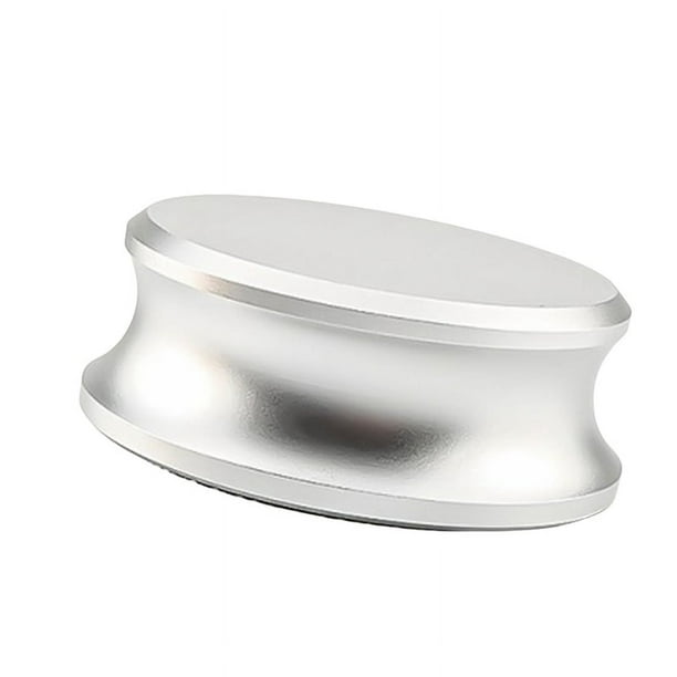 Estabilizador de Peso de Disco de Vinilo de Aluminio, Abrazadera Equilibrada para Tocadiscos, Accesorios para Tocadiscos LP, Color Plateado