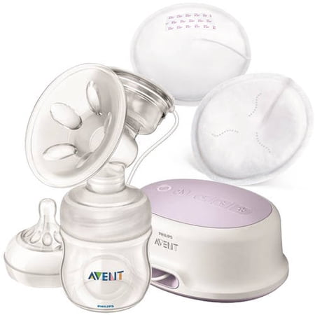 Philips Avent Single Electric Comfort Breast Pump with Bonus 30 Disposable Day Breast Pads