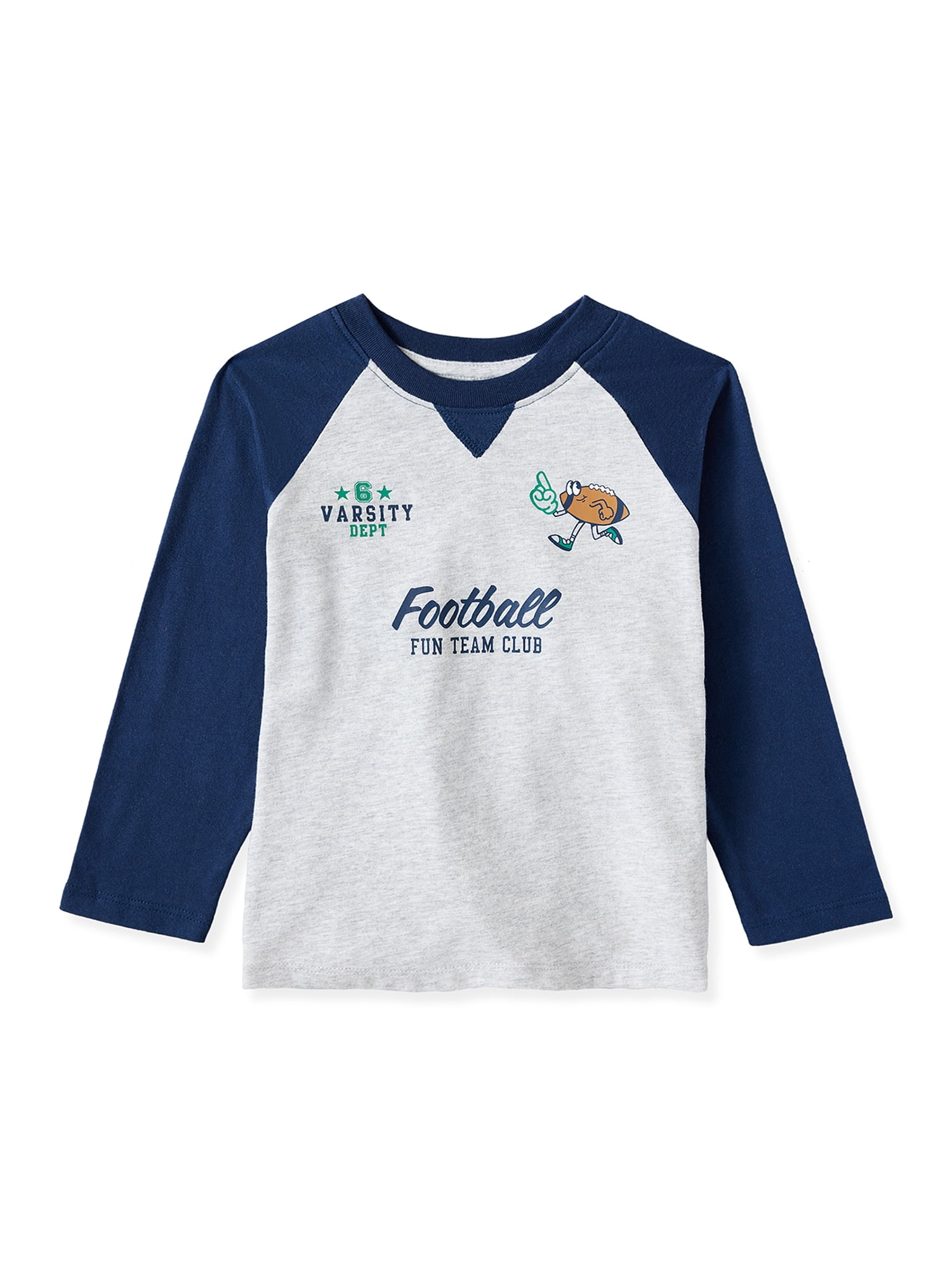 Garanimals Baby & Toddler Boys Long Sleeve Shirts, Single & 3-Pack, Sizes 0-6T