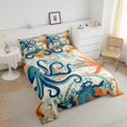 thumbnail image 4 of Erosebridal Sea Octopus Comforter Sets King Size, Coastal Starfish Comforters & Duvets, Ocean Animal Room Decor, Breathable, 4 of 7