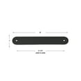 thumbnail image 3 of GlideRite 6" Rounded Backplate 5-1/16" 128mm Center-Center, Matte Black, 3 of 3