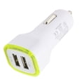 thumbnail image 2 of LED Dual USB Car Charger Cigarette Dual USB Lighter Car Charger for GPS Mobile Phone MP3 PDA Bluetooth Headset Digital Camera, 2 of 4