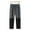 #056-Black, variant on Handshe Men's Outdoor Hiking Pants with Color-Block Pockets Elastic Waist Drawstring Hem and Semi-Zip Design,Plus Size