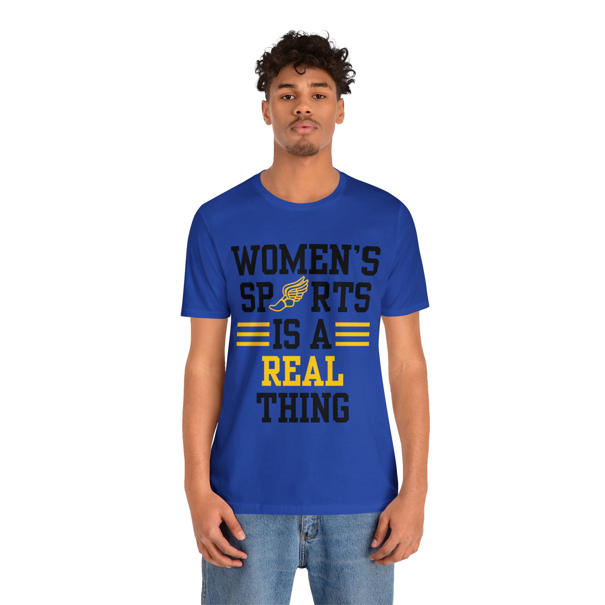 DJH Apparel | Women's Sports Is A Real Thing Track & Field Unisex Tshirt