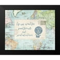 thumbnail image 2 of Pertiet, Katie 24x20 Black Modern Framed Museum Art Print Titled - Travel Posts III, 2 of 5