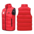 thumbnail image 4 of Chaquetas y abrigos casuales sin mangas y sin capucha con calefacción inteligente por USB, a temperatura constante, resistentes al viento, de talla grande, para hombre y mujer, de invierno, 4 unidades, 4 of 7