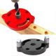 thumbnail image 5 of Panel Hole Puncher Guide Centering Dowel Jig Hole Locator Auxiliary Tool Alloy Center Punng Gau(x600-1-)(1pc, 5 of 5