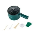 thumbnail image 3 of Tnarru Electric Hot Pot ,Non Stick Pan ,Multifunctional ,Electric Cooking Pot Mini Travel Cooker for Dorm Room and Apartment Oatmeal Green, 3 of 8