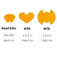 thumbnail image 4 of Graflsoa Premium Tubeless Tire Liner for 700C/27.5/29 Inch Bikes - Lightweight EVA Rim Protector for Gravel & Off-Road Riding (2.3-2.5 Width, Orange), 4 of 6