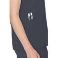 thumbnail image 4 of Med Couture Women's Scrub Top, Raglan Sleeves for Modern Fit, 6 Pockets 2-Way Stretch, Durable & Breathable Fabric - MC7425, 4 of 7